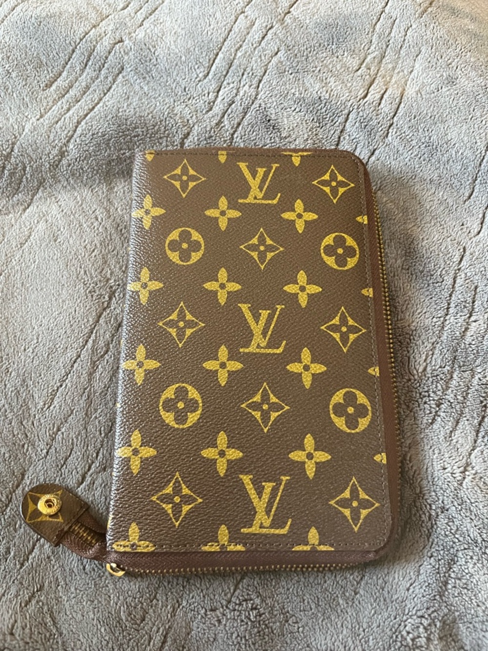 Vintage LV Brown  Zip-Around Daytimer